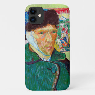 Capa Para iPhone 11 Autoretrato com um Orelho Bandrado, Van Gogh