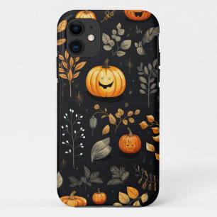 Capa Para iPhone 11 Autumn Falling Deixa Pumpkin