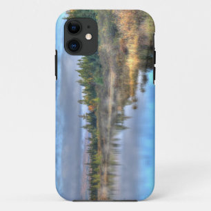 Capa Para iPhone 11 Autumn Sunrise no lago Moosehead Maine