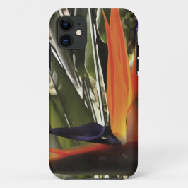 Capa Para iPhone 11 Ave do Paraíso Strelitzia Reginae - Painti acrílic