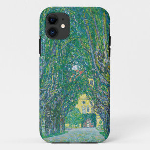 Capa Para iPhone 11 Avenida na pintura do Parque por Gustav Klimt