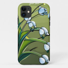 Capa Para iPhone 11 avental: Adorável Lírio: Uma Dança Delicada de Pri