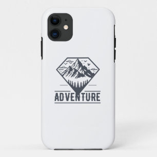 Capa Para iPhone 11 Aventura para Montanhas Geométricas Modernas