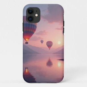Capa Para iPhone 11 Aventuras de Balão Sonhos