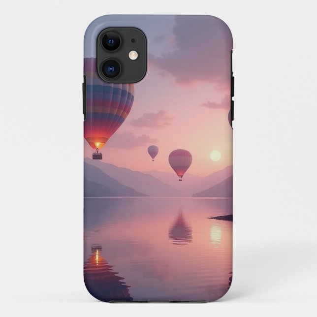 Capa Para iPhone 11 Aventuras de Balão Sonhos (Verso)