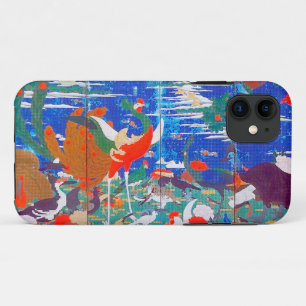 Capa Para iPhone 11 Aves, Animais e Plantas Flores (Esquerda) Jacuchu
