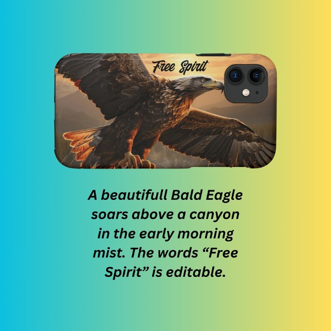 Capa Para iPhone 11 Aves de rapina (Criador carregado)