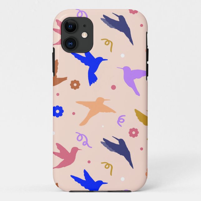 Capa Para iPhone 11 Aves no Ar (Verso)