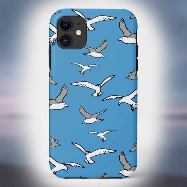 Capa Para iPhone 11 Aves voadoras design (Criador carregado)
