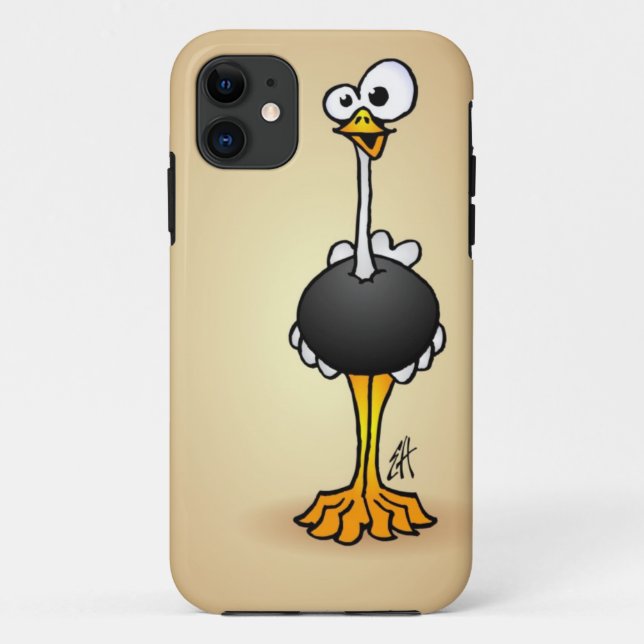 Capa Para iPhone 11 Avestruz (Verso)