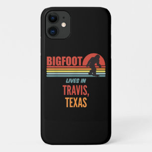Capa Para iPhone 11 Avistamento de Bigfoot em Travis Texas 