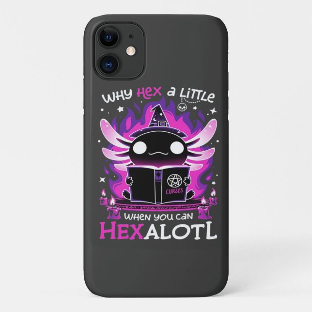 Capa Para iPhone 11 Axolotl Witching Hour - Salamandre (Verso)