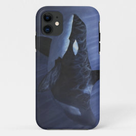 Capa Para iPhone 11 Azuis da orca -