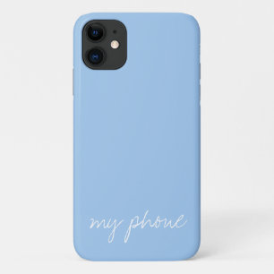 Capa Para iPhone 11 Azul-bebê personalizado