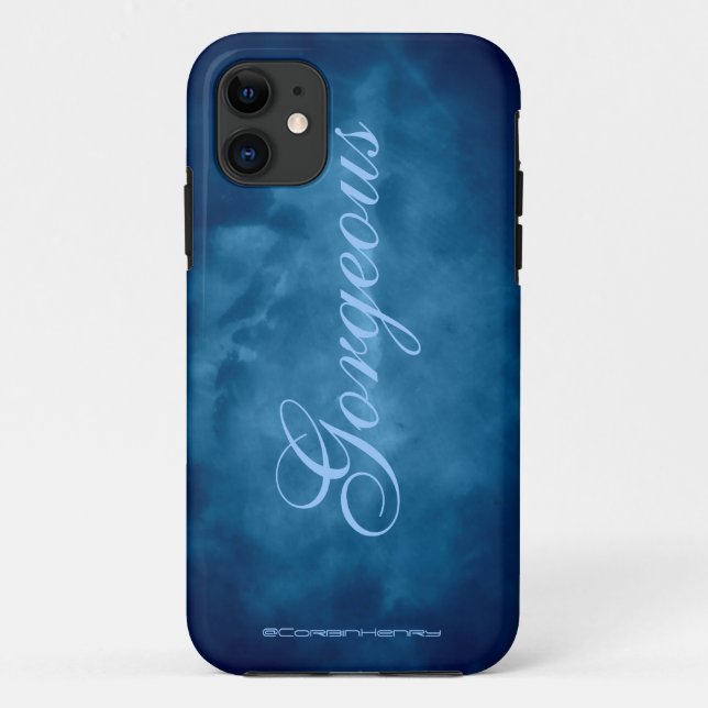 Capa Para iPhone 11 Azul Céu Gordo (Verso)