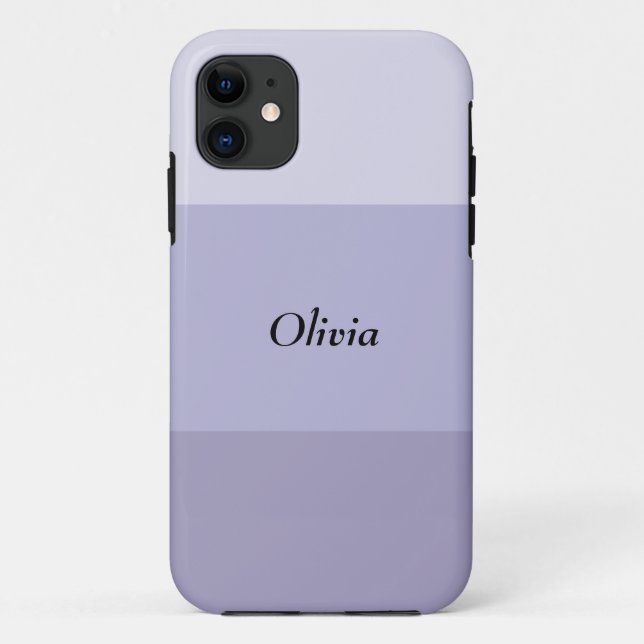 Capa Para iPhone 11 Azul com barra riscada (Verso)