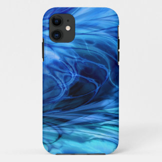 Capa Para iPhone 11 Azul Fractal