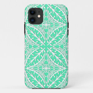 Capa Para iPhone 11 Azulejos marroquinos - azul e branco de ovo de rob