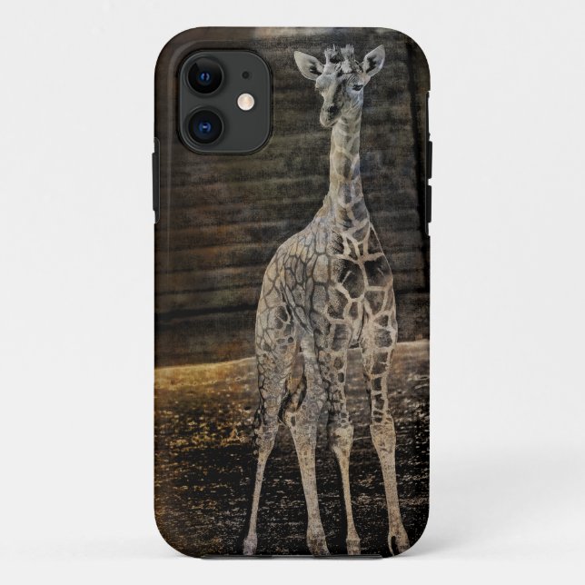 Capa Para iPhone 11 Baby Giraffe (Verso)