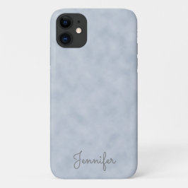 Capa Para iPhone 11 Bacia Hidrográfica Personalizada Elegante de Cinza