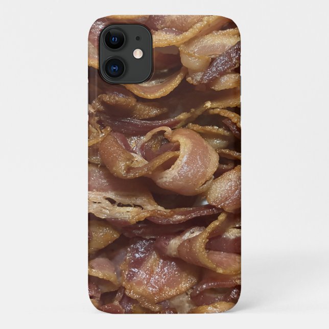 Capa Para iPhone 11 Bacon (Verso)
