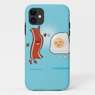 Capa Para iPhone 11 Bacon ama Ovos