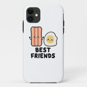 Capa Para iPhone 11 Bacon e Ovos Melhores Amigos