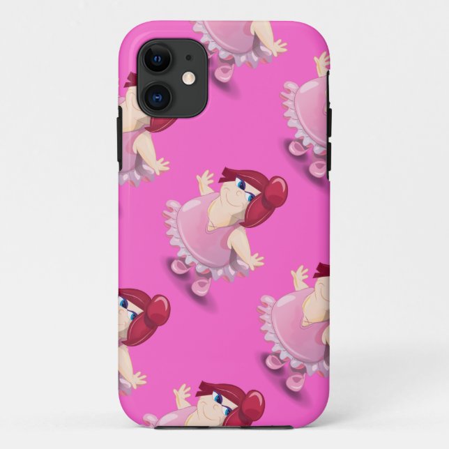 Capa Para iPhone 11 Bailarina (Verso)