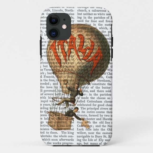 Capa Para iPhone 11 Balão de ar quente Italia (Verso)