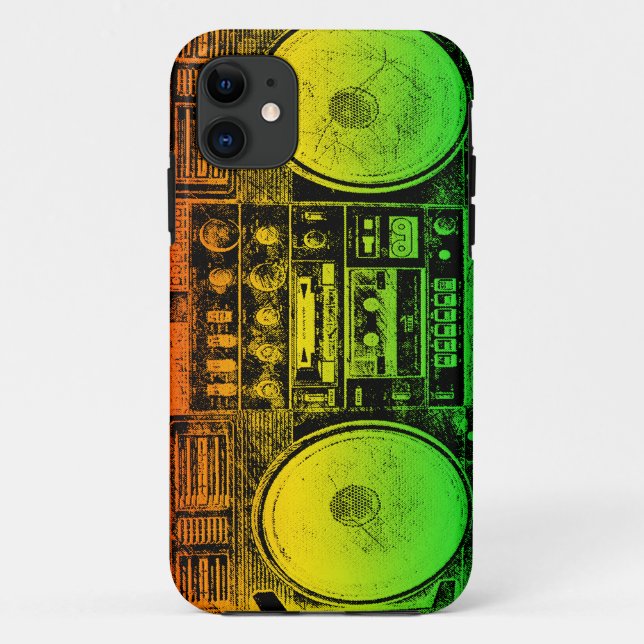 Capa Para iPhone 11 Balcão do gueto rasta (Verso)