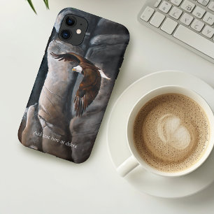Capa Para iPhone 11 Bald Eagle Flight Rocks