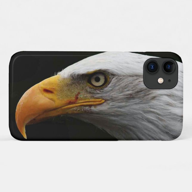 Capa Para iPhone 11 Bald Eagle iphcna (Verso (horizontal))