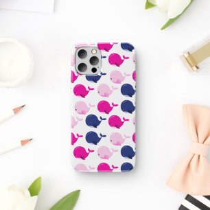 Capa Para iPhone 11 Baleias Cutas, Padrão De Baleias, Animais Do Mar