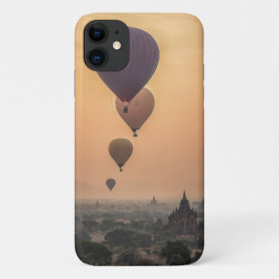 Capa Para iPhone 11 Balões de Ar Quente na Foto de Burma