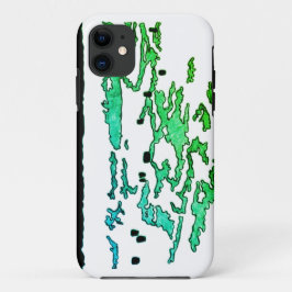 Capa Para iPhone 11 Banco de Energia de Gelo Verde