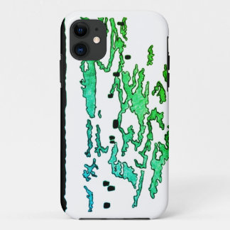 Capa Para iPhone 11 Banco de Energia de Gelo Verde