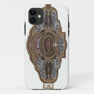 Capa Para iPhone 11 Banda de charuto de um charuto de Alec Bradley