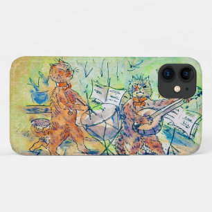 Capa Para iPhone 11 Banda de gatos, Louis Wain