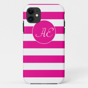 Capa Para iPhone 11 Bandas de Cabana Rosa-Peppy