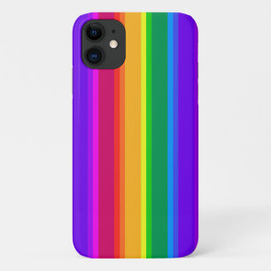 Capa Para iPhone 11 Bandas irregulares do arco-íris