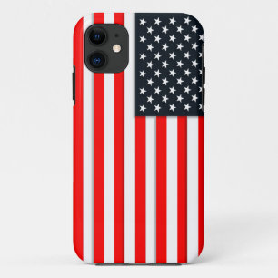 Capa Para iPhone 11 bandeira americana