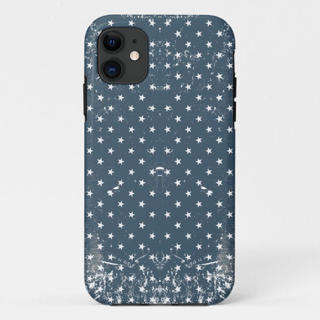 Capa Para iPhone 11 bandeira americana vertical (Verso)