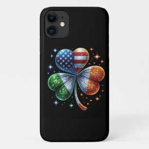 Capa Para iPhone 11 Bandeira Americano Irlandesa DIA DE SÃO PATRÍCIO