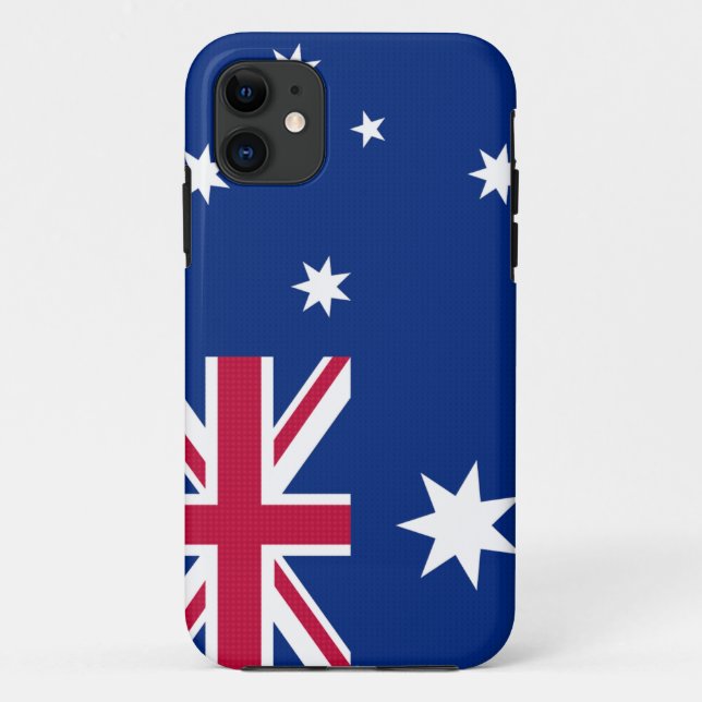 Capa Para iPhone 11 bandeira australiana (Verso)