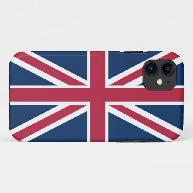 Capa Para iPhone 11 bandeira britânica (Verso (horizontal))
