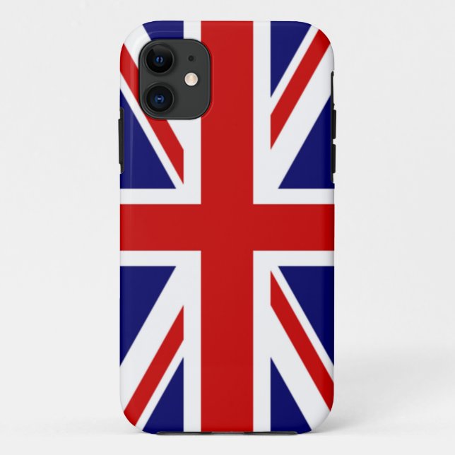 Capa Para iPhone 11 Bandeira clássica do Reino Unido (Verso)