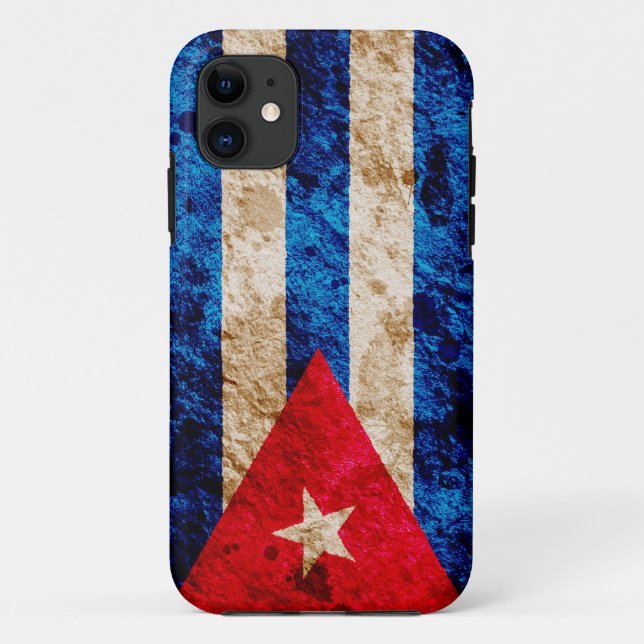 Capa Para iPhone 11 Bandeira Cubana Incomodada (Verso)