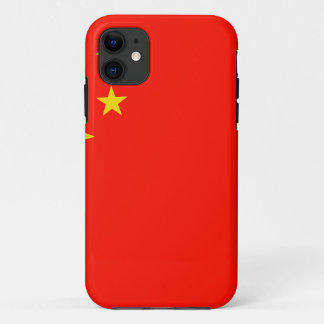 Capa Para iPhone 11 Bandeira da China - Alta Qualidade