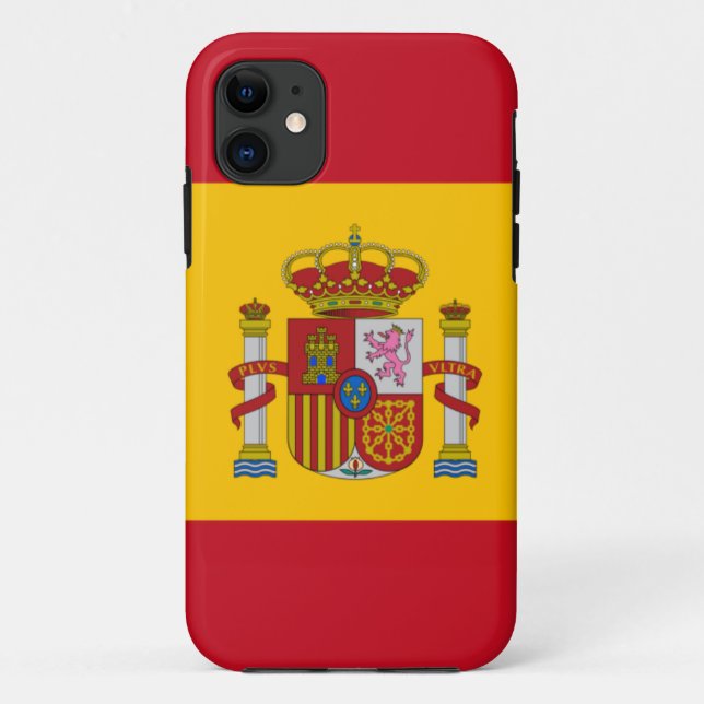 Capa Para iPhone 11 bandeira da espanha (Verso)