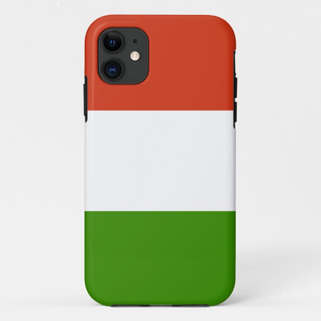 Capa Para iPhone 11 Bandeira da Hungria (Verso)